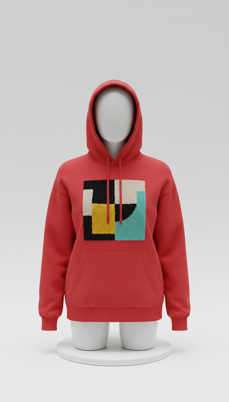 Heavyweight Hoodie With Satirical Print