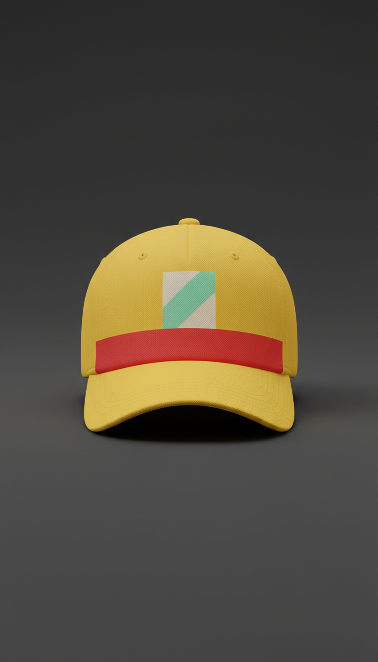 Embroidered Cap With Irony Tagline